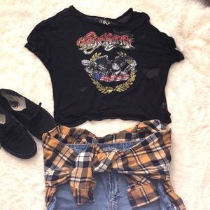 Torn Vintage Aerosmith tee